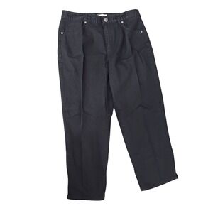 Talbots Black‎ Stretch Pants Relaxed Fit Casual Everyday Trousers Size 10